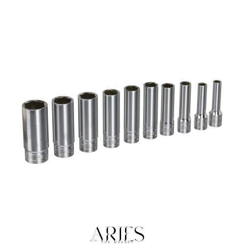 KTC (京都機械工具) 9.5mm (3/8インチ) ディープソケット セット 10個組 TB3L10