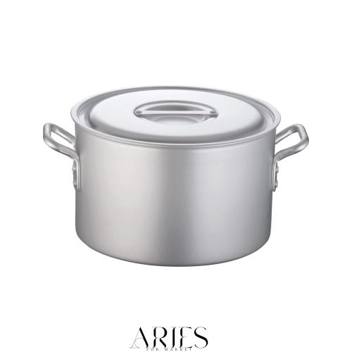 遠藤商事 業務用 TKG 半寸胴鍋 33cm (目盛付) (アルマイト加工) アルミニウム 韓国製 AHV6233