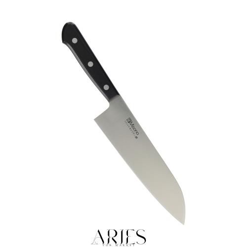 ミソノ(Misono) モリブデン鋼 三徳庖丁(ツバナシ) No.681/18cm