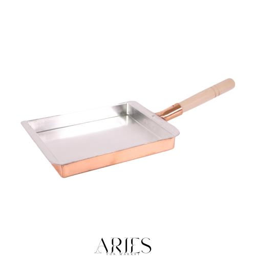 エムテートリマツ 16024-07 マル新銅玉子焼関西型 19.5cm 6008ah