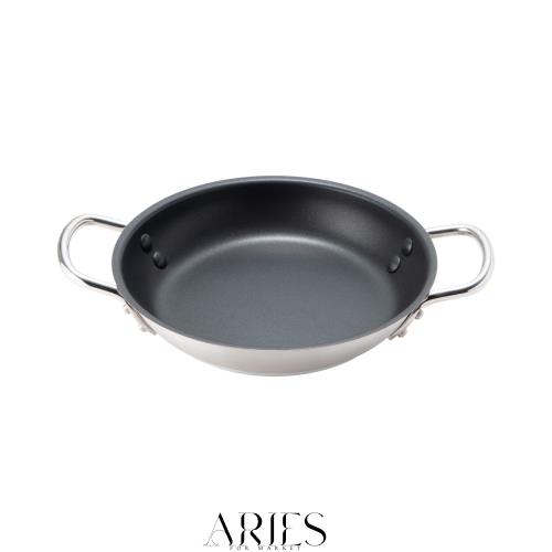 遠藤商事 業務用 ムラノ インダクション オムレツパン 28cm IH対応 18-8ステンレス/内面テフロン加工 AOM0603