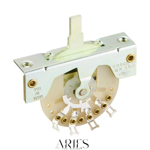SCUD CRL製レバースイッチ 3way 取付ビス付 ノブ別売り CRL-3W