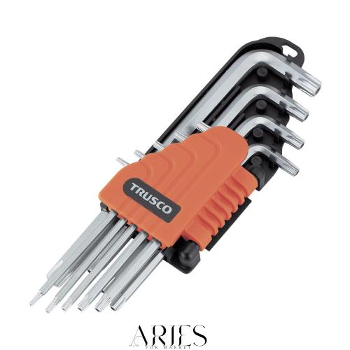 TRUSCO(トラスコ) ヘックスローブレンチセット 9本組 TTW-9S