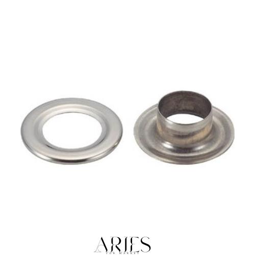 TRUSCO(トラスコ) 両面ハトメ ステンレス 10mm 200組入 THP-S10