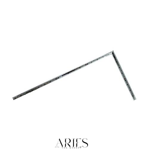 シンワ測定(Shinwa Sokutei) 曲尺 高級角厚 シルバー 1尺6寸 裏面角目 匠甚五郎しなやか 10878