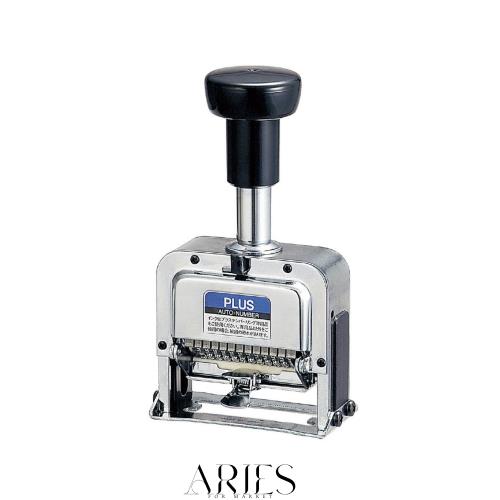 プラス ナンバーリング S型(A字体) 【付属品:インク(黒)、ステッキ】 30-694 IJ-123S