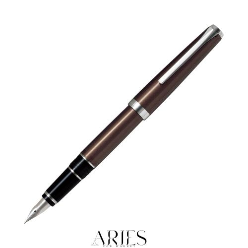 パイロット エラボー 万年筆14金ペン先 ブラウン F PI-FE-25SR-BN