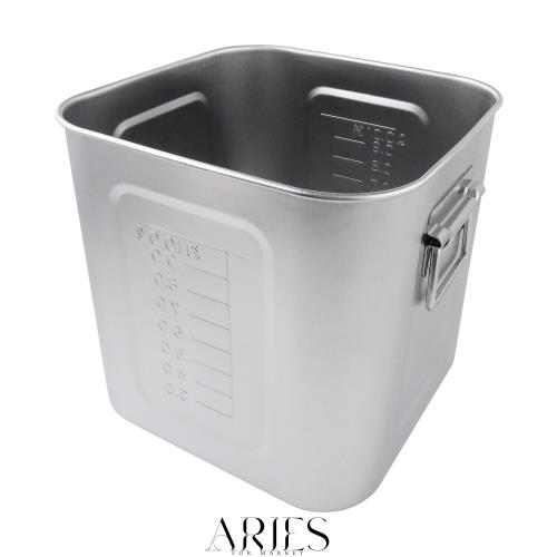 AG 21-0 目盛付 角型キッチンポット 24cm (手付)の通販は