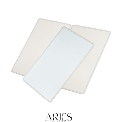 ミエ産業 アルミ組み合わせ式 風呂ふた 製品サイズ(約) 73×157cm アイボリー/ブルー (リバーシブルカラー) 3枚組 日本製 Ag抗菌・防カビ