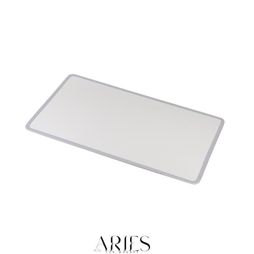 ミエ産業 アルミ組み合わせ式 風呂ふた 製品サイズ(約) 73×137cm アイボリー/ブルー (リバーシブルカラー) 3枚組 日本製 Ag抗菌・防カビ