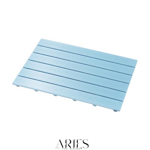 ミエ産業 お風呂 すのこ タフスノコ(ハードタイプ) 60×90×3.5cm ブルー 防カビ加工 6枚板