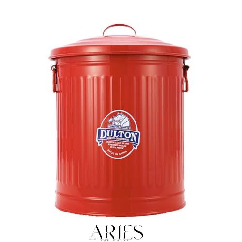 ダルトン(Dulton) ガベージカンLサイズ 24L レッド ゴミを入れる物こそ 
