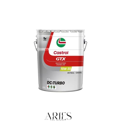 Castrol(カストロール) エンジンオイル GTX DC-TURBO 10W-30 API SM/CF Performance 20L 4輪ガソリン/ディーゼル車両用
