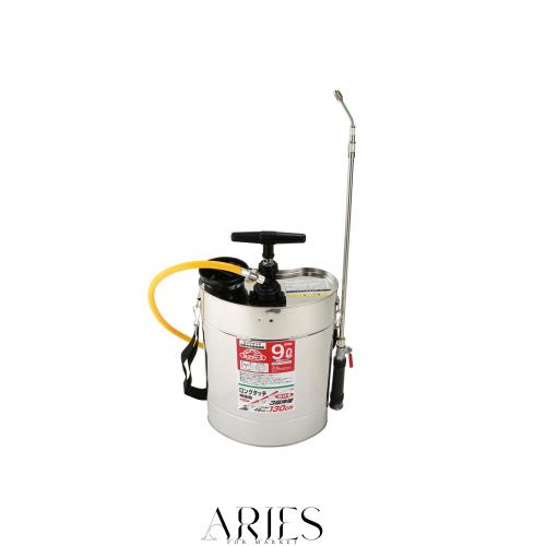 セフティー3(Safety-3) ロングタッチ 肩掛半自動噴霧器 9L 樹脂ポンプ ノズル130cm 1頭口
