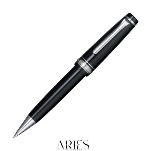 セーラー万年筆 シャープペン プロフェッショナルギア 銀 ブラック 21-1037-720