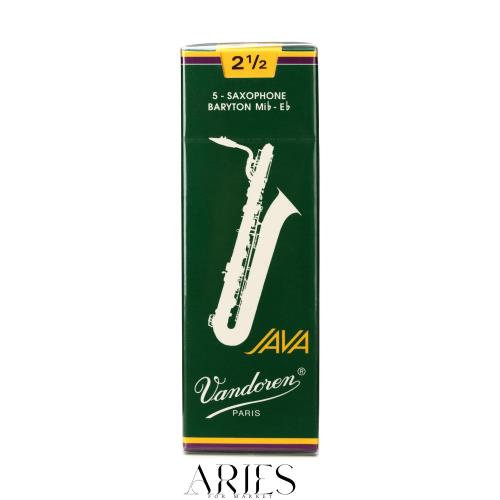 バンドーレン バリトンサクソフォンリード ジャバ(JAVA) 硬さ:2-1/2 (5枚入)
