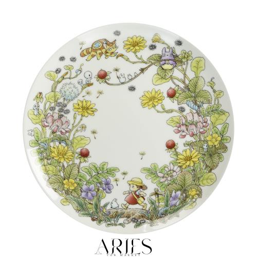 Noritake ノリタケ プレート 23cm となりのトトロ へびいちご編 電子レンジ対応 1枚 ボーンチャイナ T50116A/4660-3