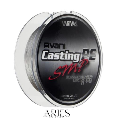 VARIVAS(バリバス) PEライン アバニ キャスティングPE スーパーマックスパワー 600m 10号 MAX150lb 8本 ステルスグレー