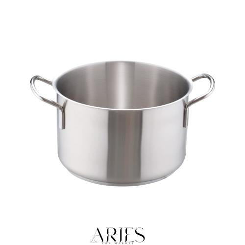 ムラノ インダクション 寸胴鍋 28cm IH対応 (蓋無) 18-8ステンレス