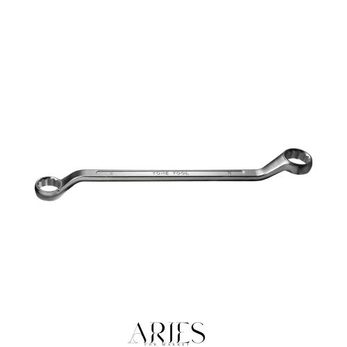 トネ(TONE) ロングめがねレンチ(45°) HPM45-3032 二面幅30×32mm