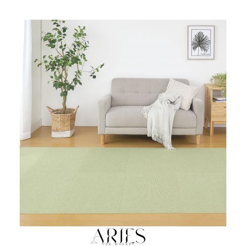 【日本製 撥水 消臭 洗える】サンコー ずれない ジョイントマット キッチンマット リビング 45×60cm グリーン 24枚 カーペットタイプ おの通販は