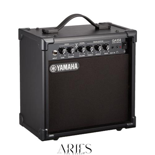 ヤマハ YAMAHA ギターアンプ GA15II ドライブ＆クリーンの2チャンネル仕様 練習用に最適な小型アンプ Aux in機能を使ってセッション形式で
