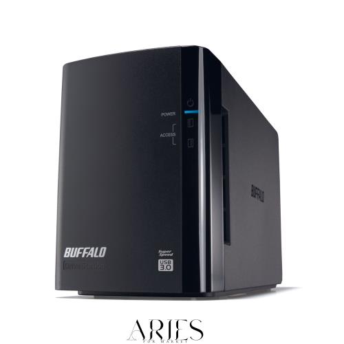 BUFFALO RAID1対応 USB3.0用 外付けハードディスク 2ドライブモデル 4TB HD-WL4TU3/R1J