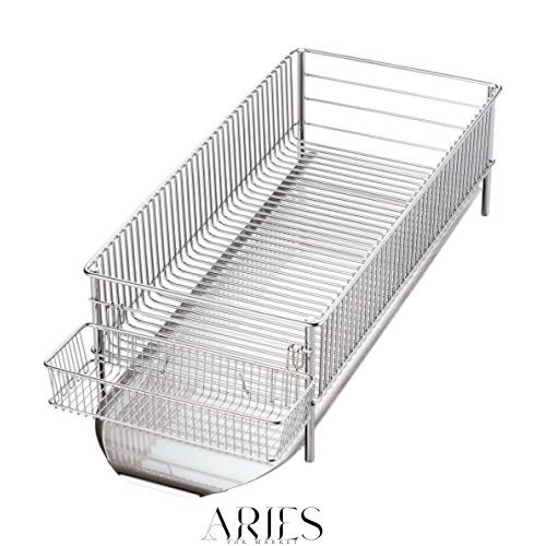 ラバーゼ(La Base) NEW 水切りかごスリム 横置タイプ 3点セット DLM-8775