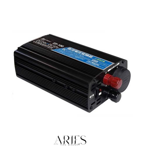 メルテック(meltec) 車載用 DCDCコンバーター デコデコ 3way(USB＆アクセサリーソケット＆陸式ターミナル) DC24V ソケット1口10A・USB1口1A