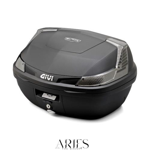 GIVI(ジビ) バイク用 リアボックス モノロック 47L BLADEシリーズ B47NTML 未塗装ブラック スモークレンズ 76885