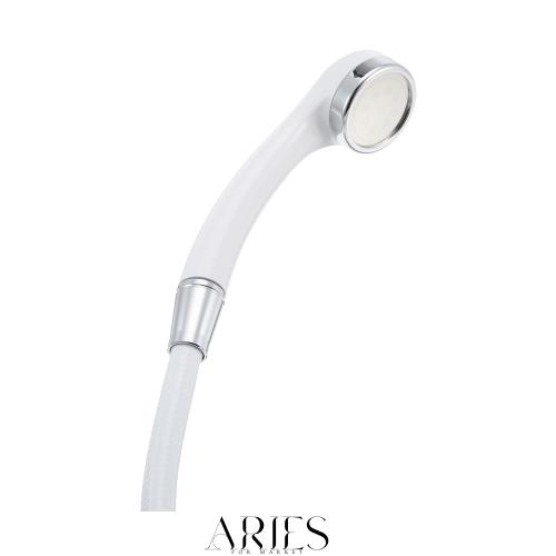 カクダイ リラックスシャワーホースセット 1.6m ホワイト 366-900-W