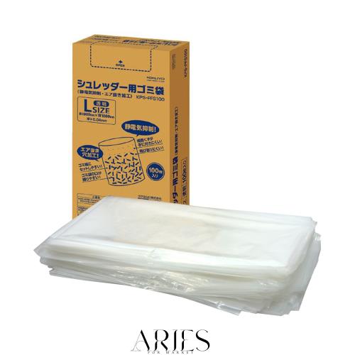 コクヨ シュレッダー用 ゴミ袋 L 静電気抑制 KPS-PFS100