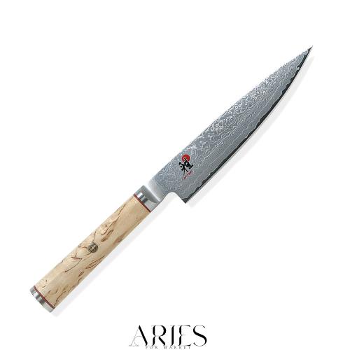 MIYABI ミヤビ 「 5000MCD 小刀 130mm 日本製 」 ダマスカス 果物 ペティ ナイフ 包丁 多層鋼 岐阜県関市製【日本正規販売品】 34372-131