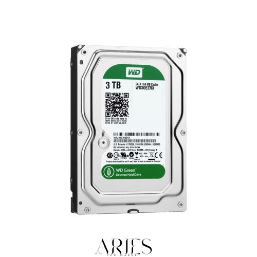 WD HDD 内蔵ハードディスク 3.5インチ 3TB Green WD30EZRX-1TBP / Intellipower / SATA 6Gb/s / 2年保証