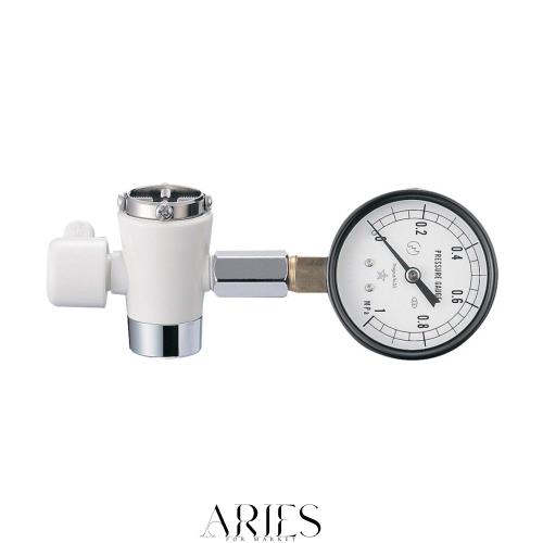 SANEI(サンエイ) 水圧計セット 上水道用 アダプター・シールテープ付き R93S