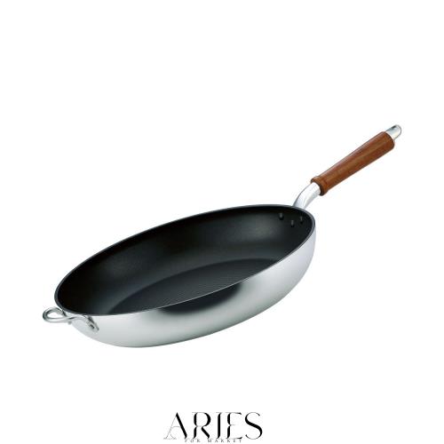 北陸アルミ フライパン 36cm 軽量 ガス火 日本製 深め 軽い 全面均一加熱 時短フライパン 丈夫 frying pan made in japan アルミ鋳物製 の通販は