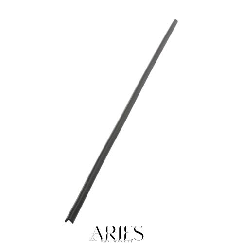 TRUSCO(トラスコ) 安心クッション L字型 極細 10本入 ブラック T10AC-64