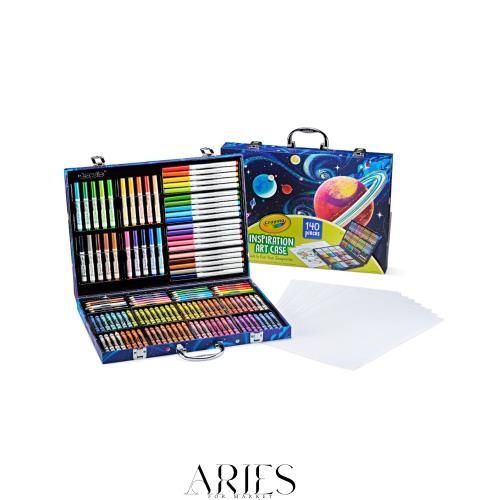 クレヨラ (Crayola) お絵かき インスピレーションアートケース 140ピース クレヨン 色鉛筆 マーカー 042532 正規品