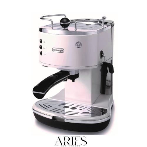 De’Longhi (デロンギ) エスプレッソメーカー アイコナ ECO310W カプチーノ ラテアート エスプレッソマシン カップウォーマートレイ レト