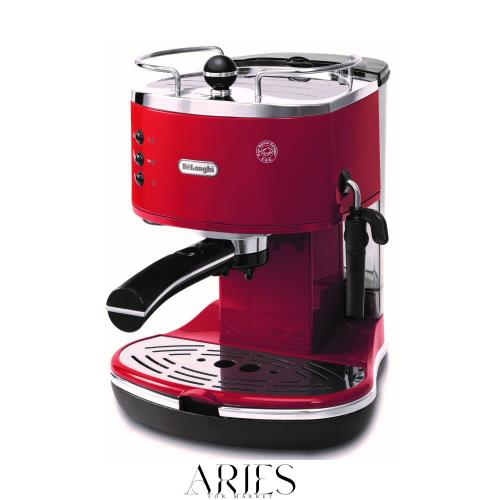 De’Longhi (デロンギ) エスプレッソメーカー アイコナ ECO310R カプチーノ ラテアート エスプレッソマシン カップウォーマートレイ レト