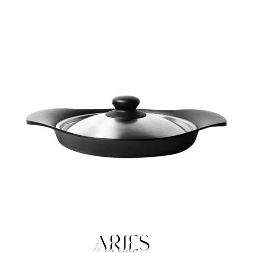 柳宗理(Yanagi Sori) 南部鉄器グリルパン22cm IH対応 ステンレス蓋付き 波型 焼き目 グリルパン シンプルなデザインと高い実用性 日本製の通販は