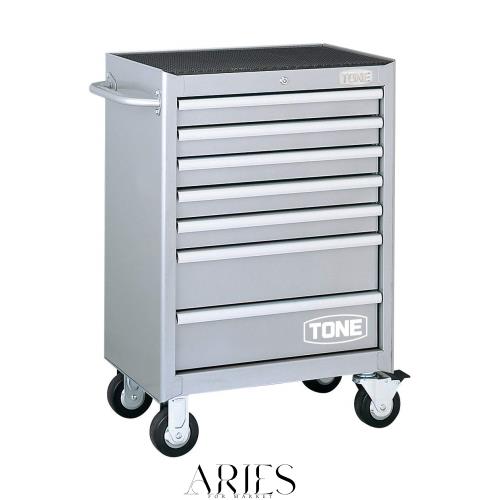 トネ(TONE) ローラーキャビネット WS207S シルバー