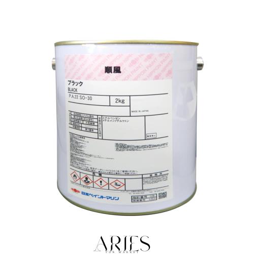 ニッペ(Nippe) ペンキ 塗料 順風 2kg ブラック ラッカー つやなし 屋外 日本製 4547163001650 7,050円