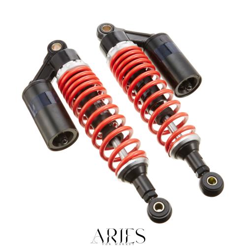 バイクパーツセンター リアサスペンション RCリアショック Sタイプ 黒×赤 Ver.R 501032