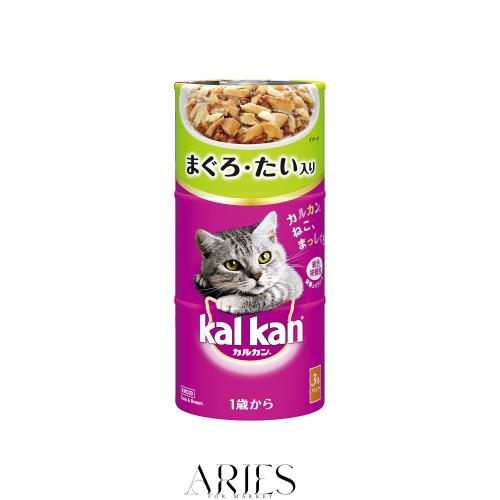カルカン ハンディ缶 まぐろとたい キャットフード 160グラム (x 54) (ケース販売)