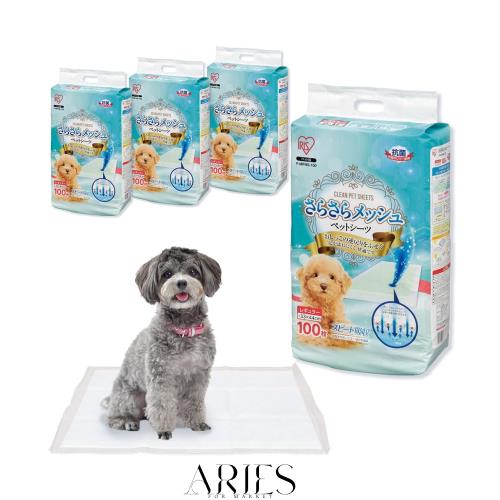 アイリスオーヤマ(IRIS OHYAMA) ペットシーツ 厚型 抗菌 スピード吸収 小型犬 レギュラー 100枚×4袋(400枚入)