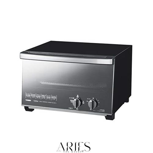 ツインバード トースター オーブントースター 4枚焼き 出力切替 (300W~1200W) 燕三条 ミラーガラス 焼きムラ軽減 取り出しラク お手入れ
