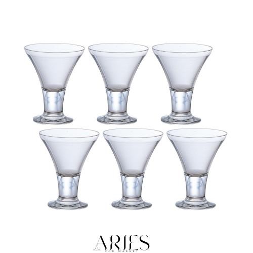 アデリア(ADERIA) H・AXポーズ パフェグラス クリア 230ml 6個セット 日本製 デザート サンデー 容器 カップ ガラス おしゃれ アイスクリの通販は