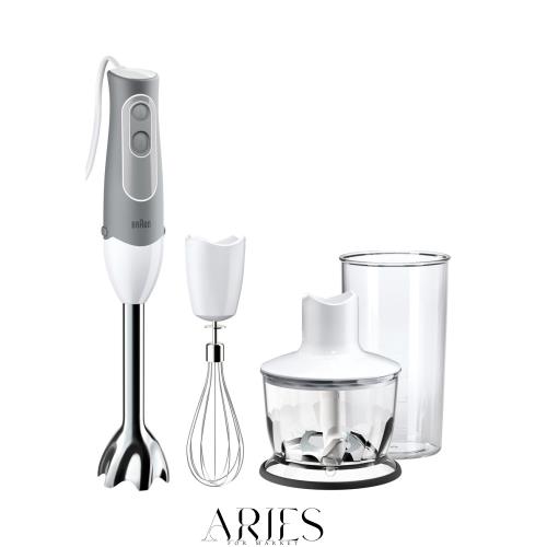 ブラウン ハンドブレンダー マルチクイック5 1台4役 つぶす・混ぜる・きざむ・泡立てる ホワイト 離乳食対応 MQ535