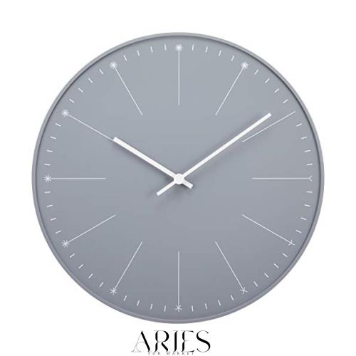 レムノス 掛け時計 アナログ ダンデライオン 灰 dandelion NL14-11 GY Lemnos 直径290×厚さ40mm グレー